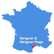 Ville de Sérignan et Sérignan Plage - Résidence les Caraïbes de Sérignan