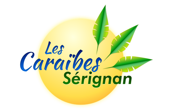 Logo de la résidence les Caraïbes, résidence de vacances, au calme et près de la mer méditerranée à Sérignan, proche de Béziers dans l'Hérault en plein cœur de la région Languedoc-Roussillon